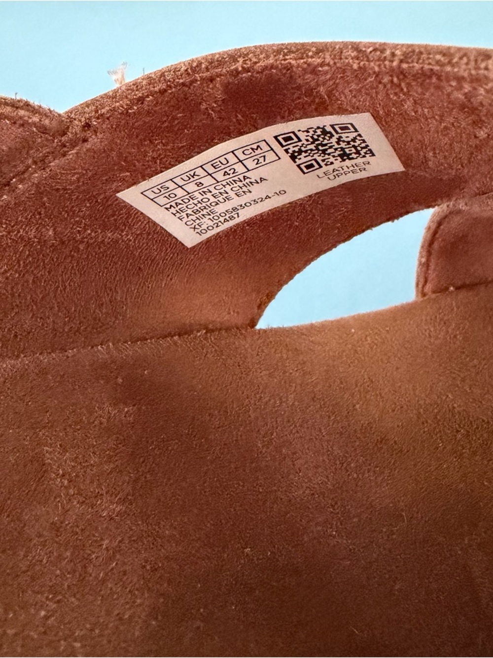 TOMS Diana Crisscross Brown Sugar Leather Jute Wrapped Platform Wedge Sandals - Picture 10 of 10